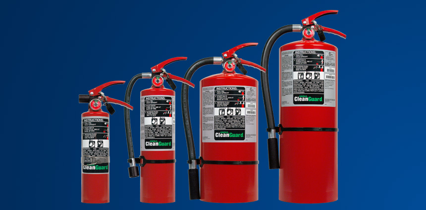 CLEANGUARD Stored Pressure Fire Extinguishers CLEANGUARD Stored Pressure Fire Extinguishers