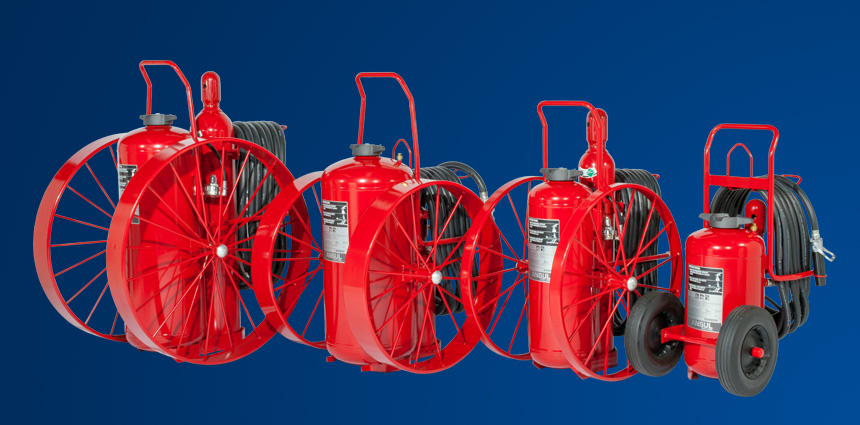 ANSUL® RED LINE Wheeled Fire Extinguishers ANSUL® RED LINE Wheeled Fire Extinguishers